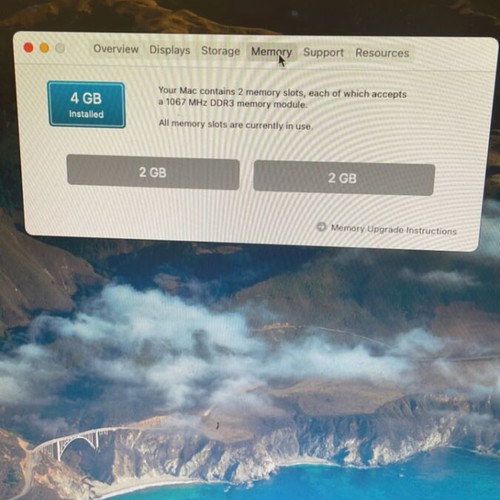 Mac mini 2009 with charger and monitor adapter