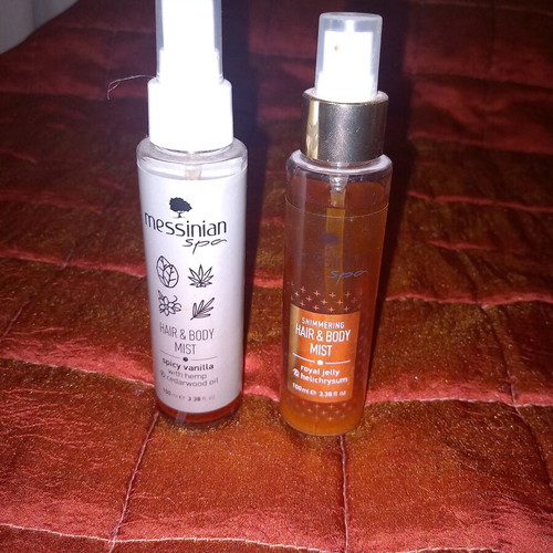 Messinian Spa gift set oil and mist like new