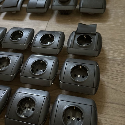Legrand switches and sockets used, all together