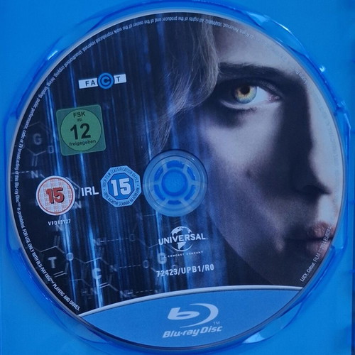 Lucy Blu-ray movie, action sci-fi thriller, region free