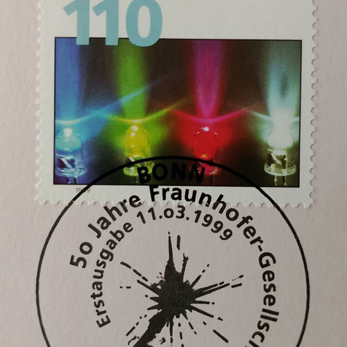 German stamps 1999 first day cover Bonn, mint block of four