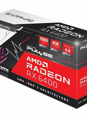 Sapphire Radeon RX 6400 4GB GDDR6 Pulse LP.Με αποδειξη αγορας.Εγγυηση εως τον 3ο 2027.