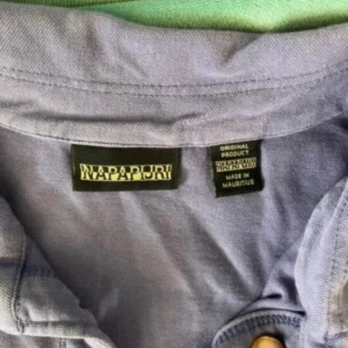 Napapijri Geographic Women's Polo Tshirt purple size small used