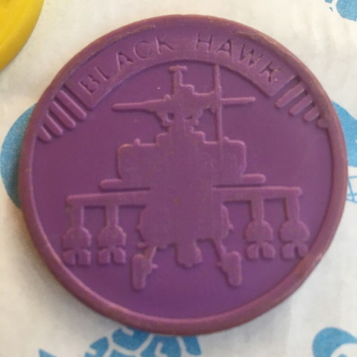 Hoppies tokens like new, set of 5 from the 90s