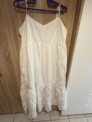 Sinsay summer dress like new, white, size XL