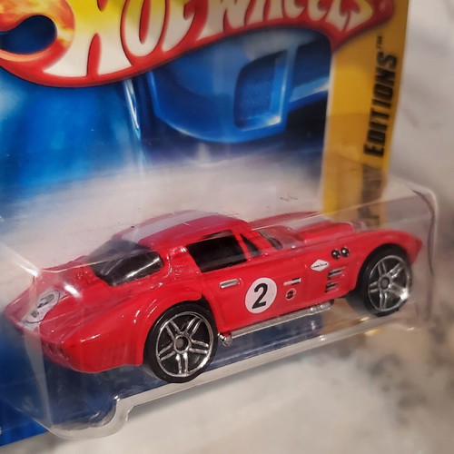 Hot Wheels 2007 Chevrolet Corvette Grand Sport κόκκινο καινούργιο, σφραγισμένο με ραγισμένο μπλιστερ