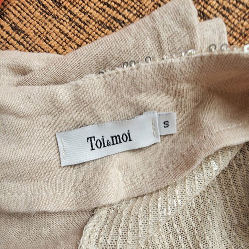 Toi&Moi blouse like new, size M, beige