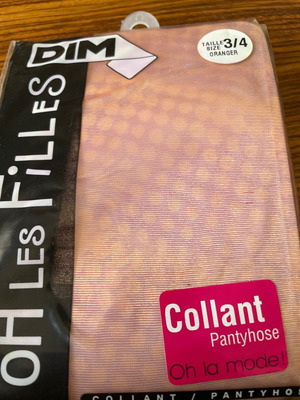 Dim patterned tights size 3/4 new