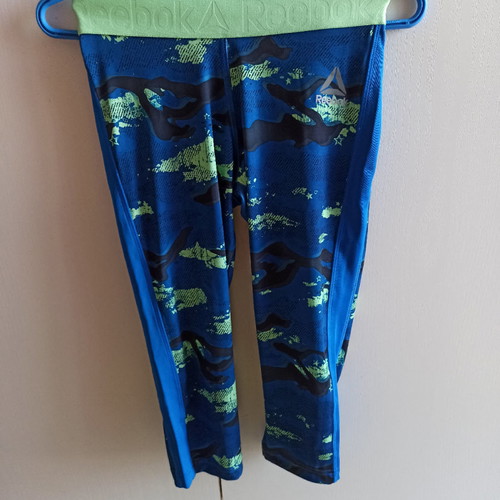 Reebok women's leggings used, blue, size XS