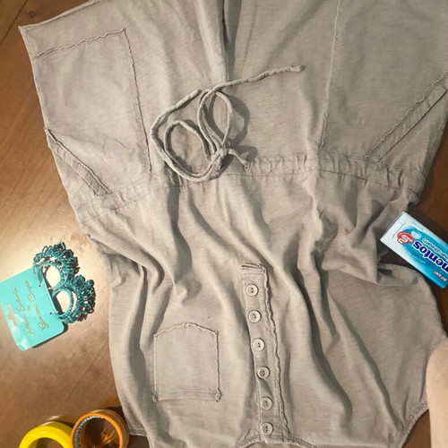 Jumpsuit Bobbi sand color, 100% cotton, like new, size M