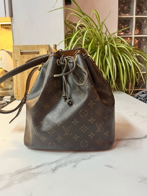 Louis Vuitton Petit Noé vintage brown shoulder bag used