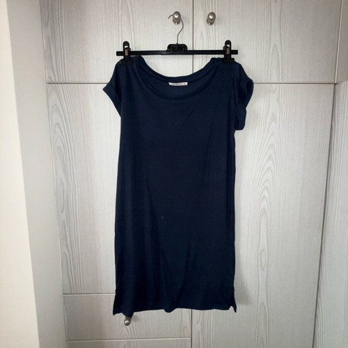 Women's navy blue dress used, basic and comfortable, size S