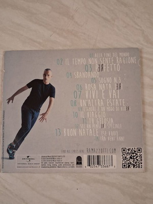 Eros Ramazzotti Perfetto CD album used, 2015 pop-rock