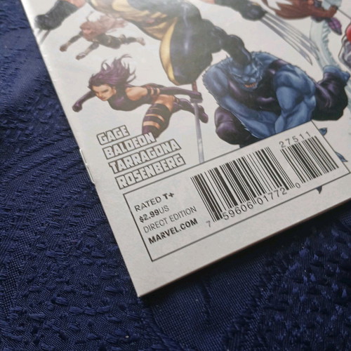 X-men Legacy #275 like new signed by David Baldeon