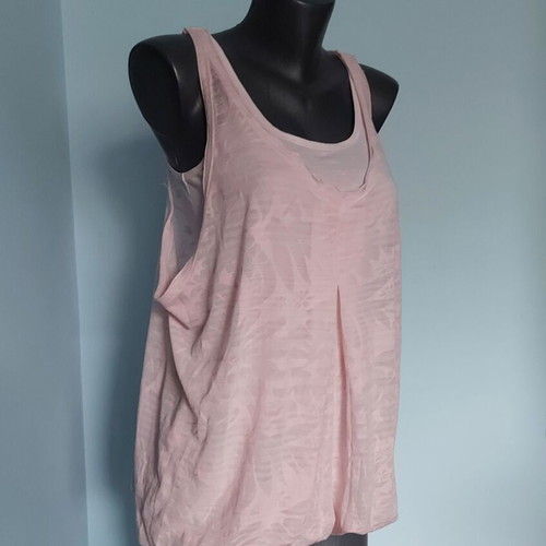 Two-layer tunic used, pink, unisize, casual style