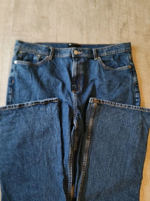 Asos women's jeans used, blue flare, size XXXL