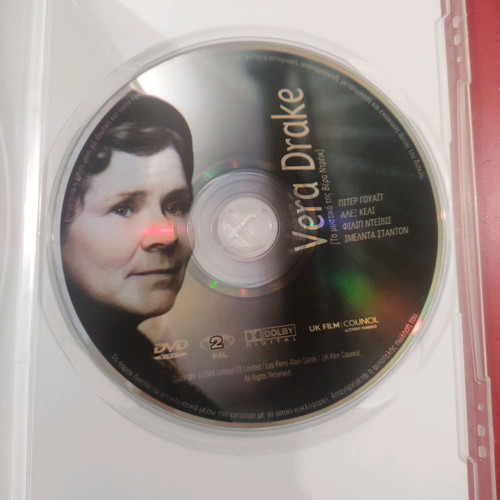 Vera Drake The Secret of Vera Drake DVD foreign cinema Peter White