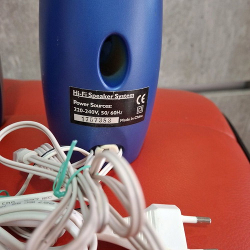 Computer speakers used, functional in very good condition