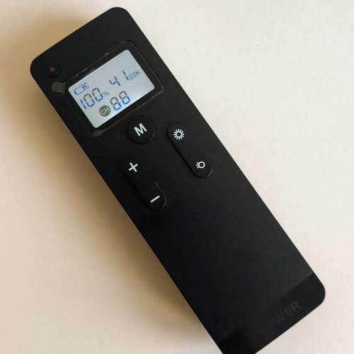 Neewer RT-100 PRO wireless remote control used for LED lights