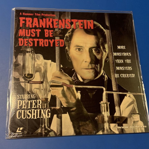 Frankenstein Must Be Destroyed Laserdisc used