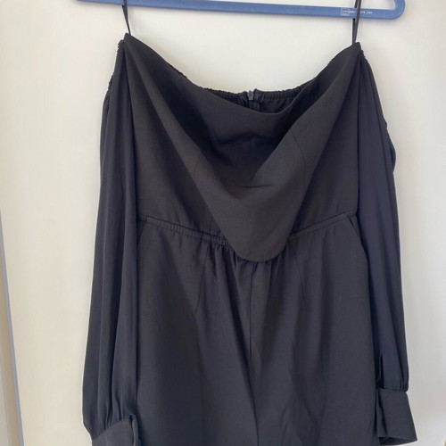CKontova one-piece shorts new, black, size 1/small, off shoulders