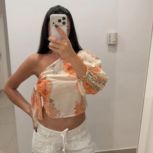 Zini boutique blouse, white