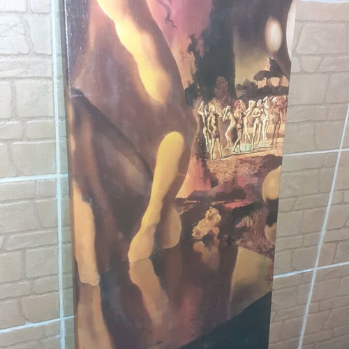 Salvador Dalí Metamorphosis of Narcissus painting refurbished