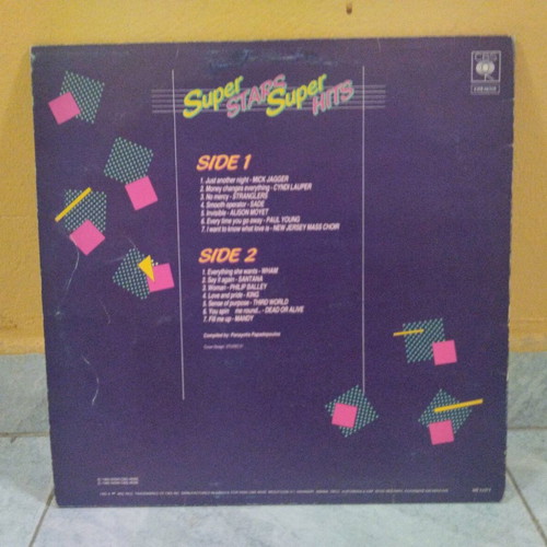 Super Hits 80s vinyl record used, pop collection