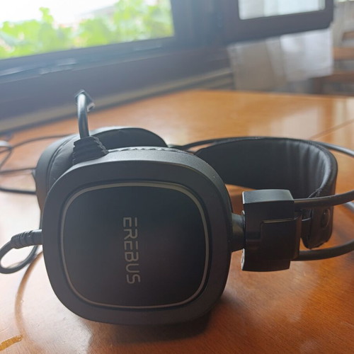 Turbo-X Erebus Gaming Headset wired, like new, black