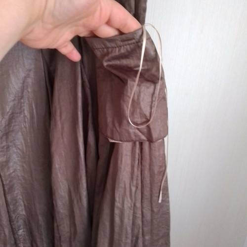 Mat Fashion skirt used, brown, waist 50 cm, size XL