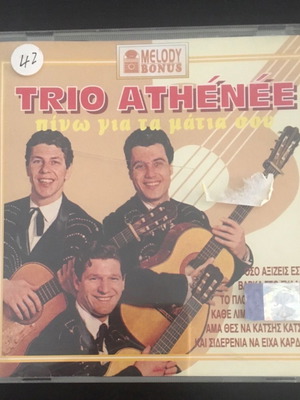 Trio Athenee Pino Gia Ta Matia Sou CD like new, traditional