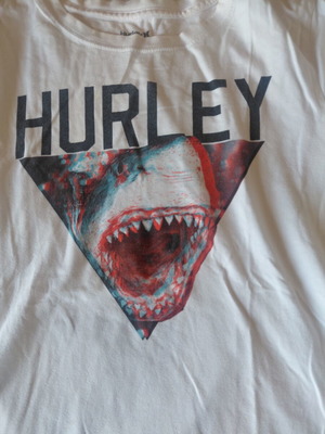 Hurley T shirt 12-13 σαν καινούργιο, άσπρο