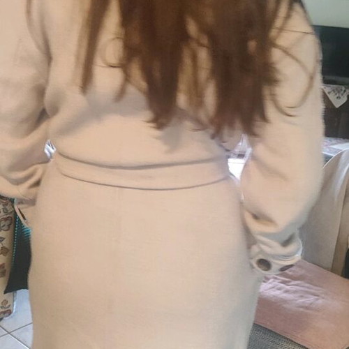 Stradivarius coat used, beige, size M