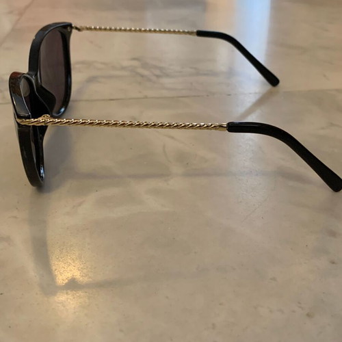 Celestino sunglasses used, black with gold arms