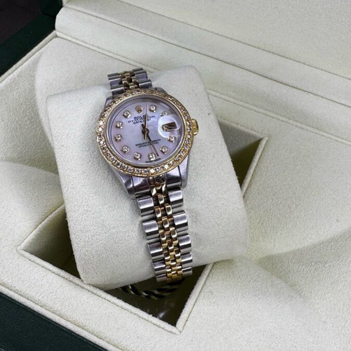 Rolex Datejust 26mm with diamond dial and bezel like new
