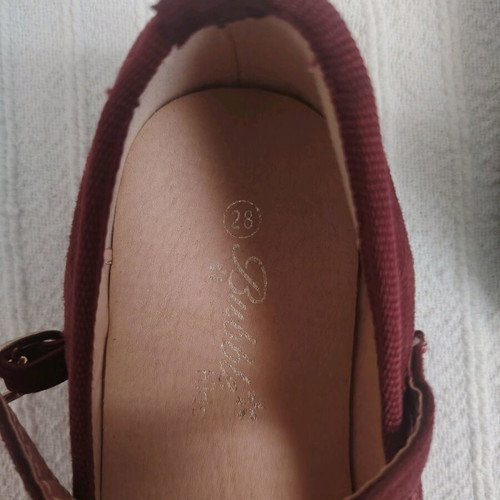 Suede velvet girls' shoes size 28 like new
