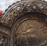 Vintage Gianniotiko Silver-Plated Filigree Ashtray by Petrou
