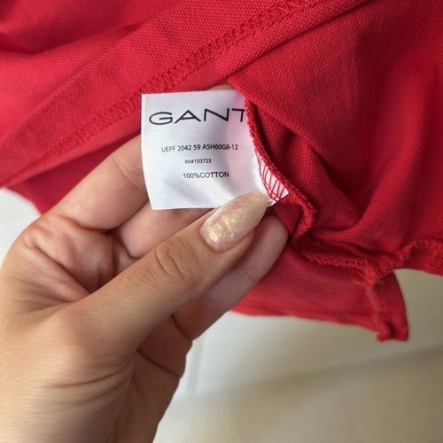 Gant men's polo shirt like new, size L, red