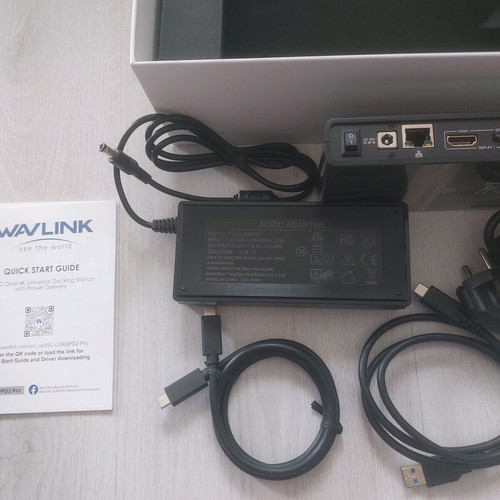 Wavlink WL-UG69PD2 Pro Docking Station new with Dual 4K 60Hz and 100W PD