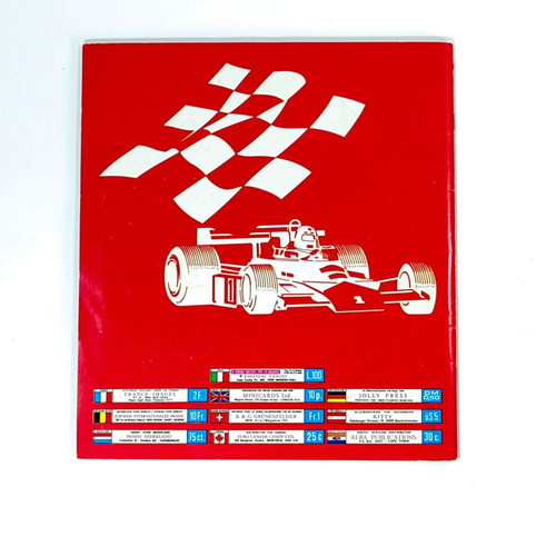 Super Auto Panini 1977 sticker album like new, rare vintage