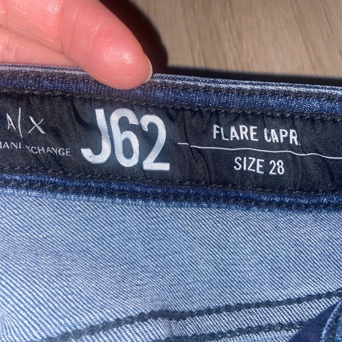 Armani Exchange jeans mini flare capri like new