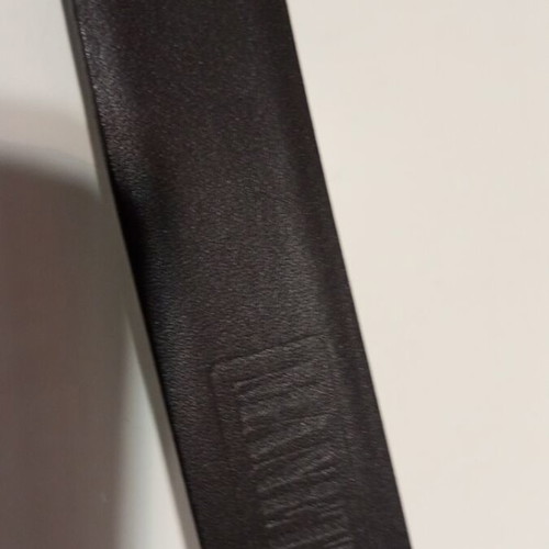 Manetti leather men's belt black like new, size 100