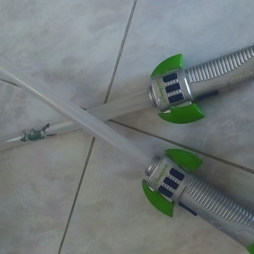 Disneyland Paris Buzz Lightyear Light-Up Toy Swords like new, set of 2