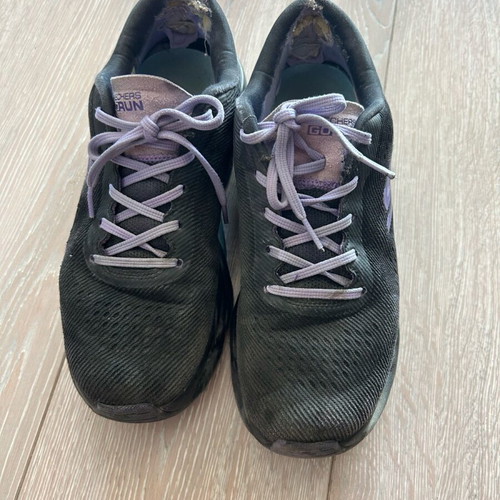 Skechers sport women's shoes used, size 41, black and purple