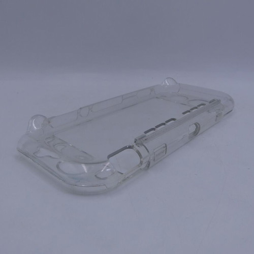 Hard clear plastic case cover front back for Nintend Switch Lite console used
