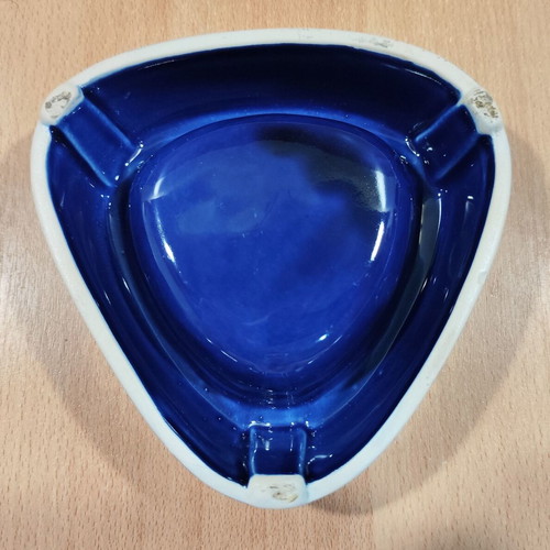 Seagram's V.O. Canadian Whisky ceramic ashtray used