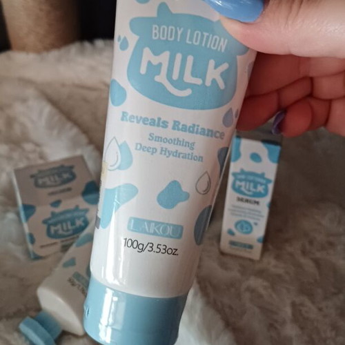 Milk skincare set 5 pieces new for face and body