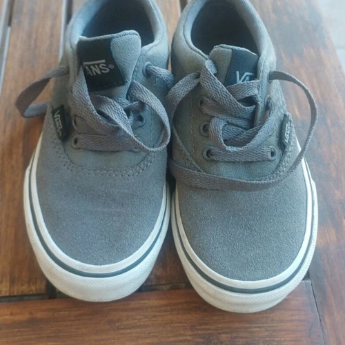 Vans Kids Shoes Size 27 Grey Like New