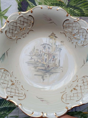 Porcelain platter German, like new, vintage