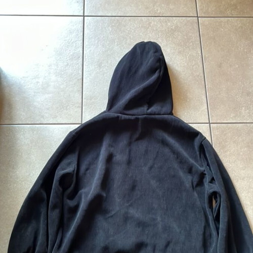 Women's set black corduroy sweatpants and hoodie like new